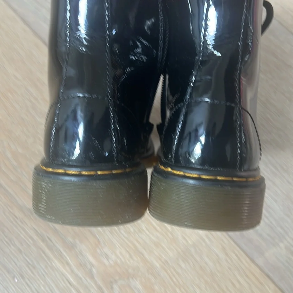 Doc Marten’s Black Patent Leather Boots - 1460J Style. Size‎ 2.